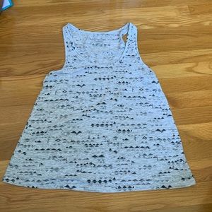 AE Tank - Gray / Aztec Print